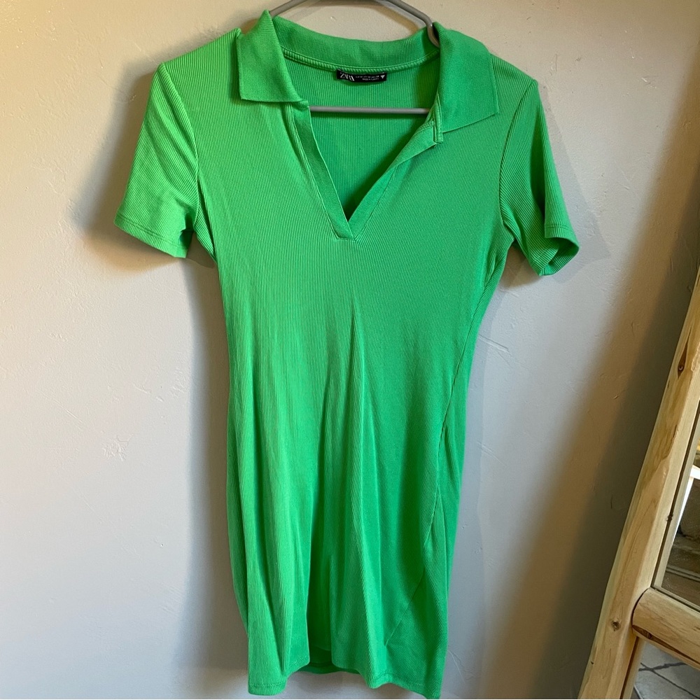 Zara Green Dress